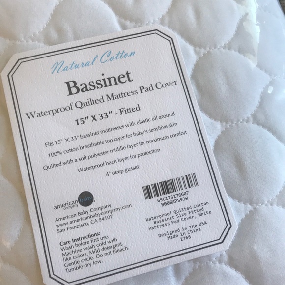 BRAND NEW bassinet waterproof mattress cover - Picture 1 of 4